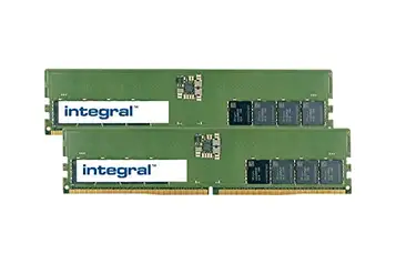 Integral 32 GB kit (2 x 16 GB) DDR5 RAM 4 800 MHz SODIMM skrivbord/PC PC5-38400 minne