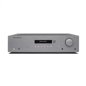 Cambridge Audio AXR100D 100 Watt separat HiFi-stereoåterförstärkare med inbyggt phono-steg DAB/FM-radio och Bluetooth 5.0 Lunar Grey