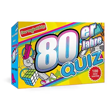 Gift Republic – Quizkort, 80-tals   roligt kortspel   100 frågeställningar   kunskapsspel   Trivia Cards: Awesome 80-talet   spel vuxna   frågekort   present till jul, födelsedag, fest