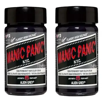 Manic Panic Alien Grey Grymhetsfri, vegan och livlig 2 x 118 ml