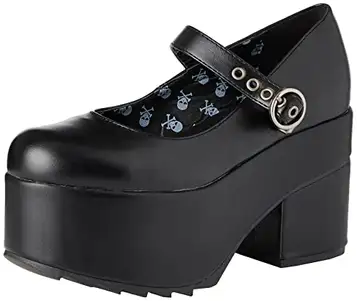 LAMODA Secret Garden Chunky Platform Dolly-skor, EU 40, Svart PU, 40 EU