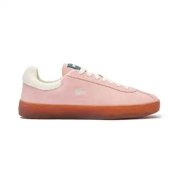 Lacoste Baseshot Suede Trainers Dam, 37, PNK/GUM