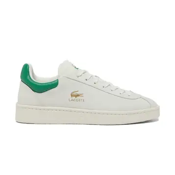 Lacoste Baseshot Premium Sneakers Herr, 44, OFF WHT/GRN