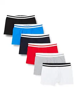 FM London (6-pack) randiga hipsterboxers för män   boxershorts för män med elastiskt midjeband   stretchig passform herrunderkläder för vardagskläder   mjuka, bekväma, hållbara, Classic Assorted, S