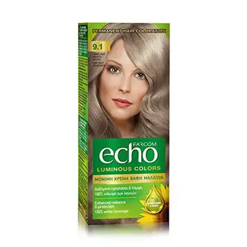 FARCOM Echo Hårfärg med naturligt olivextrakt och vitamin C 60 ml (9,1 mycket ljus ash blond)