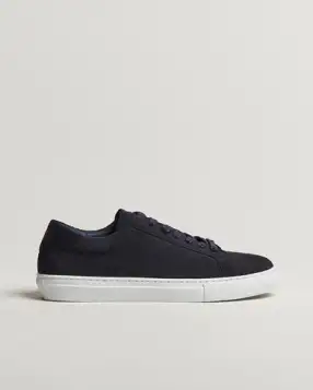 Les Deux Theodor Suede Sneakers Navy