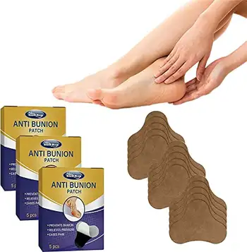 TTCPUYSA 15 st Strongjoints Anti Bunion Patch,Bunion Cushion Pads,Lindra smärtsamma knyst,Hallux Valgus och överlappande tår naturligt