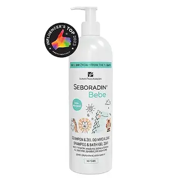 SEBORADIN Bebe 2in1 Shampoo and Washing Gel for Children and People with Sensitive, Dry, Atopic Skin, Gentle Wash, Infant Care, Teard-free, 500 ml