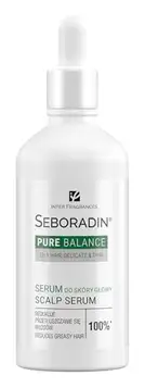 SEBORADIN Serum Stärkande För Tunn Fint Hår Benägen För Fettighet Intensiv Hårbottenvård Reglerar Sebumsekretionen Aloe Vera Niacinamid Svart Rotsaksextrakt Pure Ballance 100 ml