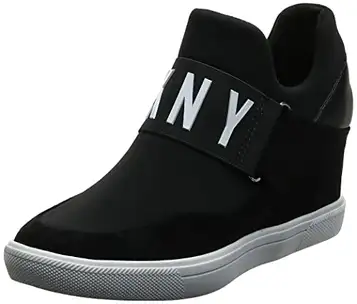 DKNY kvinnors Cali sneakers, / US Frauen, Svart kosmos, 40.5 EU