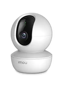 Imou Kamera Inomhus WiFi Övervakning 1080P FHD-kamera 360 ° Ansluten Smartphone Mänsklig Detektering AI Smart Spårningssiren Tvåvägs Ljud Privat Läge Kompatibel Alexa för Baby (Ranger SE)