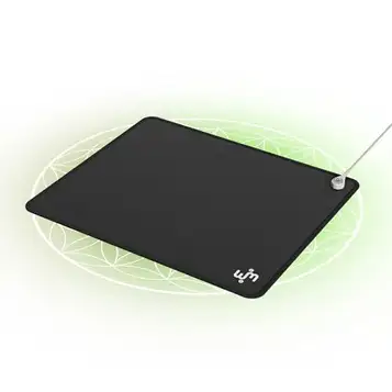 Wim Spa Universal Grounding Mat Jordningsmatta skrivbord – med EU-kontakt och kabel (EU Plug) – öka ditt välbefinnande, bättre sömn och mycket mer. ((25 x 30 cm) – small)