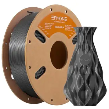 ERYONE PLA filament 1,75 mm, filament för 3D-skrivare PLA, 0,03 mm, 1 kg/Spule, grå