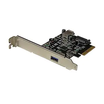 StarTech.com PEXUSB311EI USB 3.1 (10 Gbps) kort, USB-A 1 x extern 1 x internt, PCIe USB 3.1-kort med Type-A, PCI Express