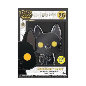 Funko Stor POP! Emaljnål Harry Potter POA 20:e Sirius Black som hund Emaljnål Söt samlarnyhetsbrosch för ryggsäckar och väskor Presentidé Officiell Merchandise