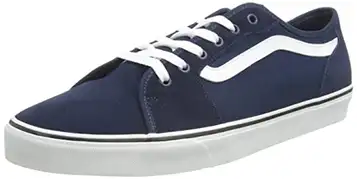 Vans Filmore Decon Sneaker för män, Mocka kanvas klänning blues vit, 45 EU