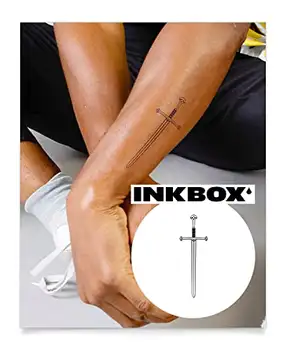 inkbox Temporary Tattoos, Semi-Permanent Tattoo, One Premium Easy Long Lasting, Waterproof Temp Tattoo with For Now Ink Lasts 1-2 Weeks, Inheritance, 6 x 3 in