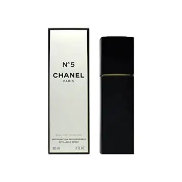 Chanel No.5 Mujer, Perfume, Rellenable, color Negro, One size, 60 ml