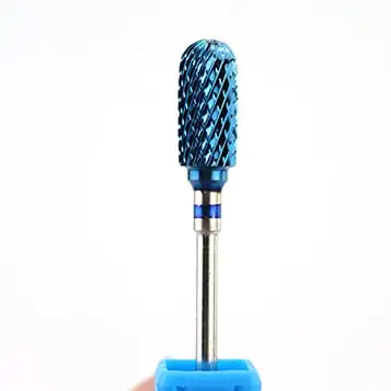 HSXQQL 66 typer Tungsten Blue Rainbow Carbide Nail Drill Bit Electric Nail Mills Cutter for Manicure Machine Nail Files Accessories, NO23