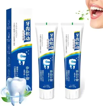 TiLLOw Consentbil Repair Toothpast, 2024 Best Consentil Toothpaste, Protect Toothpaste, Deeply Cleaning Gums, Loose Teeth Care Toothpaste Gum Repair Removes Tooth Stains,Fresh Breath (2 pcs)