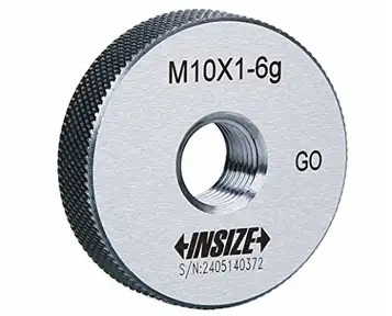 Insize 4129–30 V fin gänga ring gage, klass 6 g, go, ISO1502, M30 x 3 mm