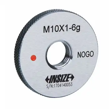 Insize INSTORLEK 4129-14QN ring med fin gänga, klass 6 g, NOGO, ISO1502, M14 x 1,25 mm