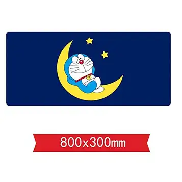 IGIRC musmatta Doraemon Speed blomkruka: Spelmusmatta  XXL Mousepad   800 x 300 mm storformat   2 mm tjock bas   perfekt precision och hastighet, B