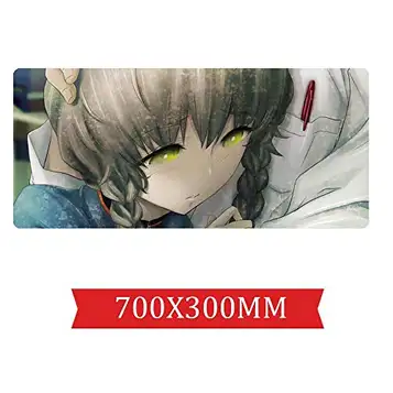 IGIRC musmatta Steins Gate 700 x 300 mm musmatta, perfekt precision och hastighet gaming-musmatta med 3 mm tjock bas, för bärbara datorer, PC, M