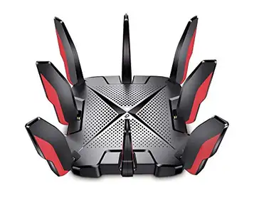 TP-Link AX6600 Tri-Band Wi-Fi 6 Gaming Router with 4* Gigabit Ports+1 * 2.5 Gbps port, WiFi Speed up to 6600Mbps, 2 USB Ports, Quad-Core CPU, Ideal for Gaming Xbox/PS4/Steam & 4K (Archer GX90)