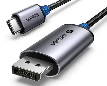 UGREEN USB C till DisplayPort 1.4 Kabel 8K 60Hz 30Hz 4K 240Hz 144Hz HDR VRR Thunderbolt 4 3 DP1.4 Kabel Kompatibel med iPhone 15 MacBook Pro Air M1 M2 iPad Pro Air 5 Surface Pro 8 Galaxy S23 (2M)