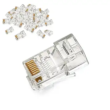 RJ45 UGREEN Ethernet-kontakt, 8P/8C, Cat.5/5e, UTP (50 st)