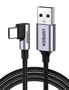 UGREEN Geweven Nylon USB till USB-C spelkabel 1M - 3 A