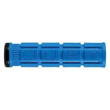 Lizard Skins Oury Lenkergriffe V2 Single-Clamp Lock-On, 135 mm/135 mm, Deja Blau, OSLOOG