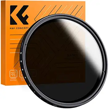 K&F Concept K&F koncept 72 mm variabel ND-filter ND2-400 justerbar Fader ND smal neutral densitet ND2 ND4 ND8 till ND400 linsfilter + mikrofiber rengöringsduk DSLR-objektiv (Nano-B-serien)