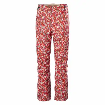 Helly Hansen St.Moritz Insulated 2.0 Pant Dam, L, 148 CHERRY TOMATO FLORAL AOP