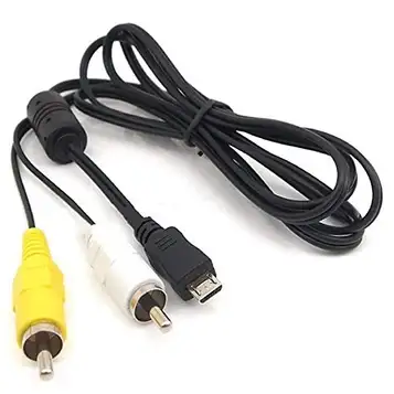 通用 ZHTH Micro USB hane till 2 RCA AV-ljud videoadapterkabel för Samsung telefon