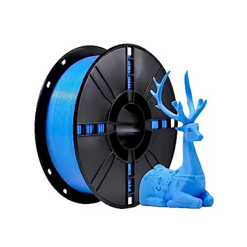 iBOSS PLA+ Filament 1.75mm, PLA Plus 3D-skrivarfilament, Dimensionell Noggrannhet +/- 0.02mm, 1KG Spole,3D-tryckmaterial för 3D-skrivare, ljusblå