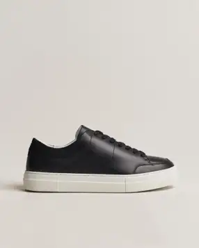 J.Lindeberg Art Signature Leather Sneaker Black