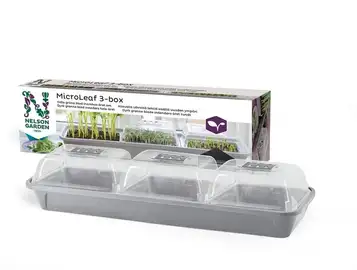 Nelson Garden Minidrivhus, 3-box, Micro Leaf