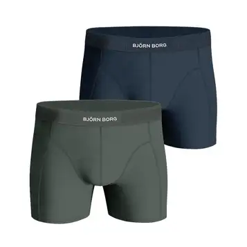 Björn Borg Premium Cotton Stretch Boxer 2-Pack Herr, XXL, MULTIPACK 2