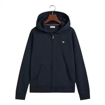 GANT Shield Zip Hoodie Junior, EVENING BLUE, 146-152