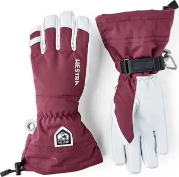 Hestra Army Leather Heli Ski Bordeaux 8