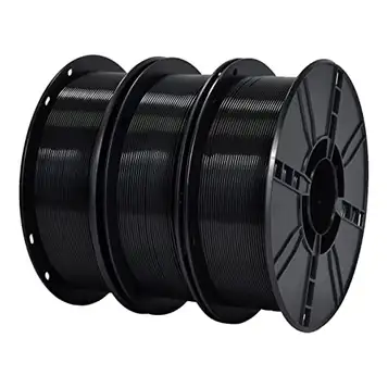 iBOSS PLA+ filament 1,75 mm svart, PLA Plus 3D-tryckt filament 3 kg rulle PLA+ filament tolerans noggrannhet +/- 0,02 mm för 3D-skrivare och 3D-penna