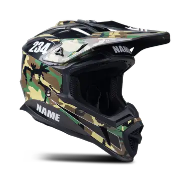 24MX Raven Airborne EVO Personaliserat Hjälmdekalkit Camo