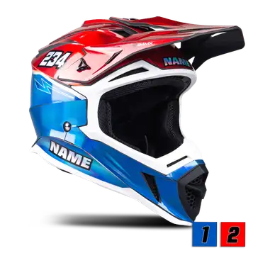 24MX Raven Airborne EVO Personaliserat Hjälmdekalkit Holo