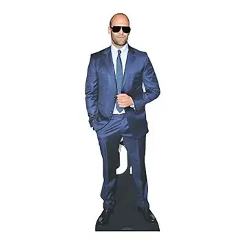 STAR CUTOUTS Ltd CS553 Jason Statham presentdel dekoration födelsedagstillbehör film stjärna kartong utklipp fantastisk kvalitet foto bild