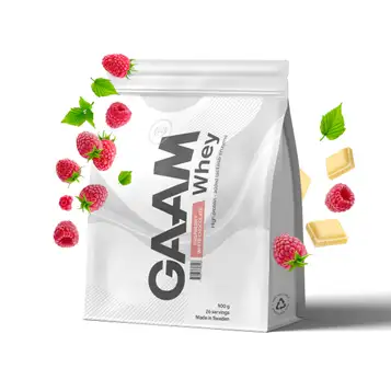 Gaam Whey 900 G Raspberry White Chocolate