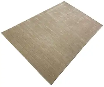 WAWA TEPPICH Handgjord orientalisk Gabbeh-matta av 100% ull Loom handvävd 250 x 300 cm beige