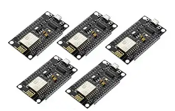 TECNOIOT 5 st NodeMcu V3 Lua WeMos WiFi trådlös modul CH340 utvecklingskort ESP8266 ESP12E