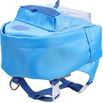 PAPABA Dog Large Capacity Backpack Cartoon Travel Carrier Bag Pet Blue M